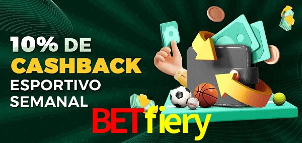 10% de bônus de cashback na betfiery